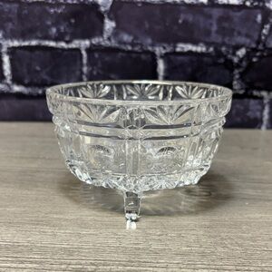 Vintage Tritschler Winterhalder Cut Crystal Footed Candy Dish